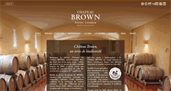 Desktop Screenshot of chateau-brown.com